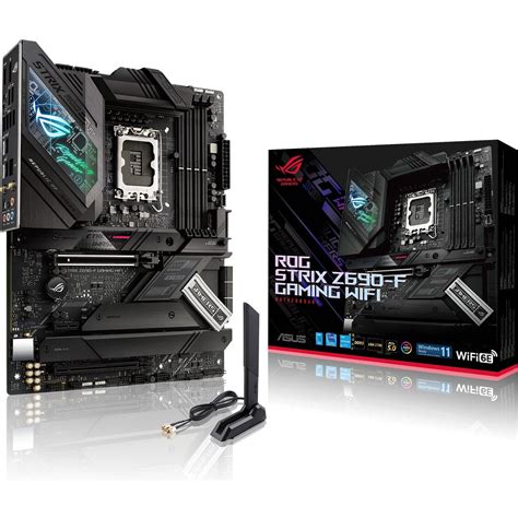 Buy Asus ROG Strix Z690-F GAMING WIFI Desktop Motherboard - Intel Z690 Chipset - Socket LGA-1700 ...