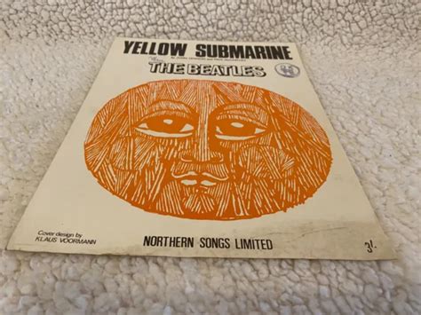 SHEET MUSIC. JOHN Lennon & Paul Mccartney's The Beatles : Yellow Submarine $15.15 - PicClick