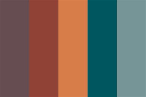 Rustic Teal West Color Palette