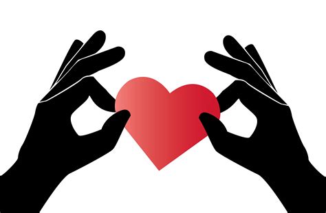 Hands Holding Heart Svg