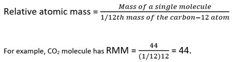 Relative Atomic Mass, Relative Molecular Mass & Mass Spectrometry | A ...