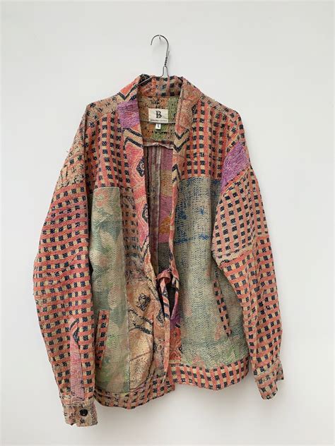 Fair Trade Kantha Kimono Jacket -Unisex by pretenciaga on Etsy https ...