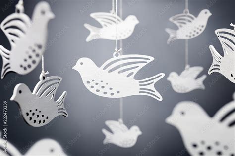 White dove symbol of peace Stock Photo | Adobe Stock