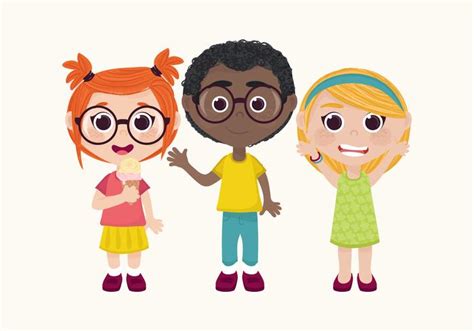 Vector Children Character Set 508926 Vector Art at Vecteezy