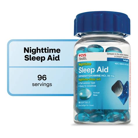 CVS Health Nighttime Sleep Aid Softgels, 96 CT