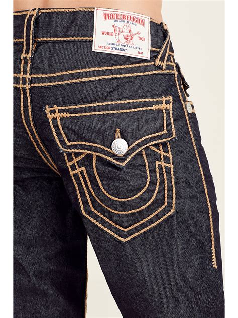 STRAIGHT BIG T ROPE STITCH MENS JEANS - True Religion