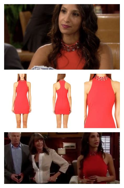 Young and The Restless Fashion: Get Lily Winters Ashby's Red Jeweled ...