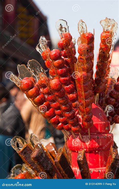 Tanghulu stock image. Image of sugar, fruit, asia, food - 31314399