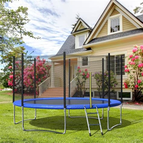 12 ft. Trampoline Set Kid Play Jump Garden Trampoline Set Net Head ...