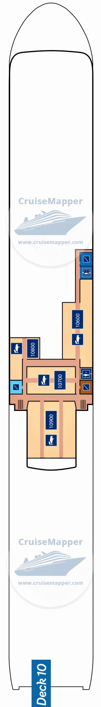 Stena Germanica ferry deck 10 plan | CruiseMapper