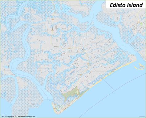 Edisto Island Map