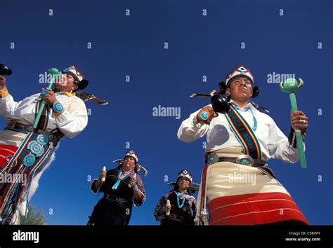 Acoma Pueblo, Dancer, New Mexico, USA, United States, America, tradition, culture Stock Photo ...