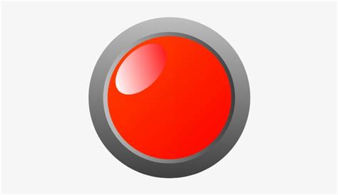 Easy & The Big Red Button - Big Red Button Transparent Transparent PNG ...