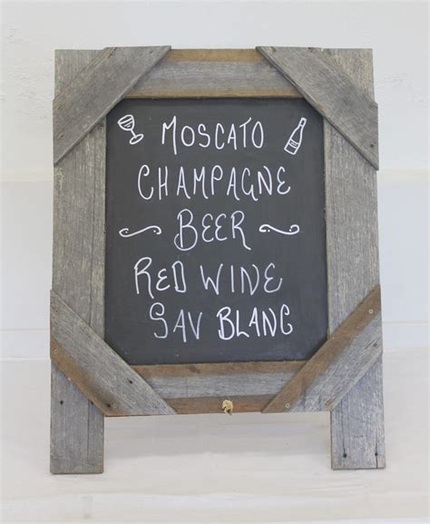 Rustic Timber Chalkboard Sign - Small - Magikal Moments