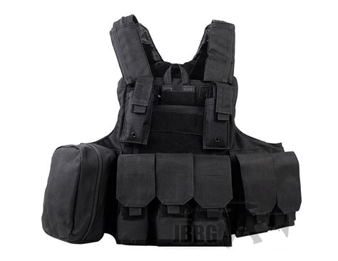 Ciras Mar Tactical Vest 600D - Black - Just Airsoft Guns