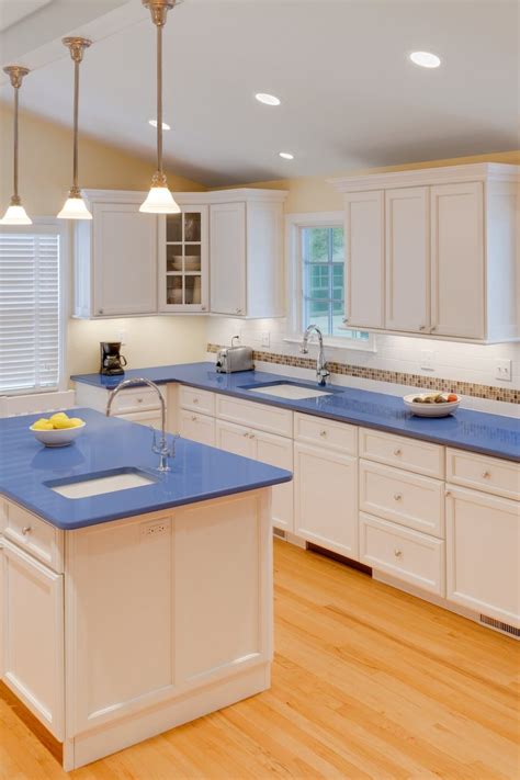 40 + Popular Blue Granite Kitchen Countertops Design Ideas