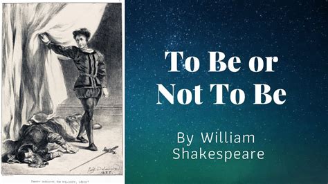 To Be Or Not To Be || soliloquy given by Prince Hamlet || William Shakespeare - YouTube