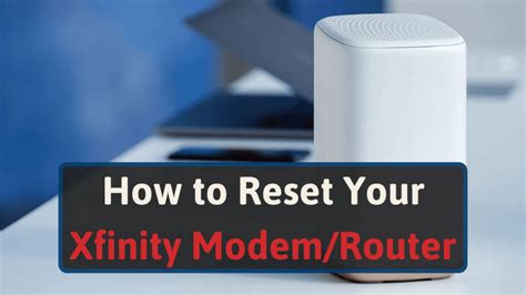 How To Reset Your Xfinity Modem/Router (Gateway)