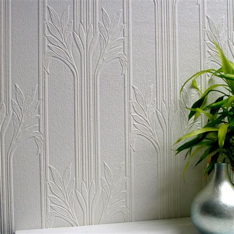 Wildacre Paintable Textured Vinyl Wallpaper - Contemporary - Wallpaper ...