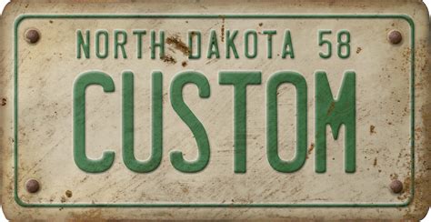 North Dakota License Plate Custom - Spicher and Company