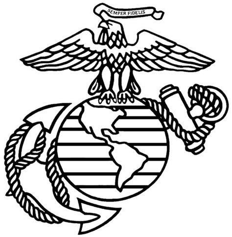 Usmc Marine Corps Coloring Pages - Jambestlune