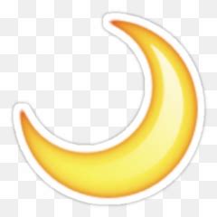 Waning Crescent Moon Clipart - White Crescent Moon Png Emoji,Half Moon Emoji - free transparent ...