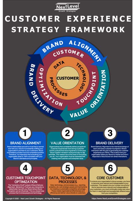 Customer Experience Strategy Framework Infographic | Next Level Growth Strategies