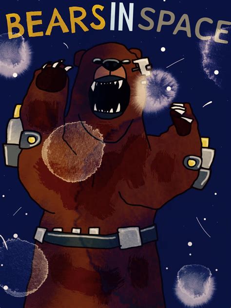 Space Bear Poster by Jokability on DeviantArt