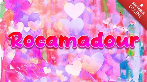 Rocamadour | Love | Text Effect Generator