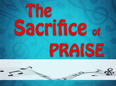 The Sacrifice of Praise - Daily Devotional