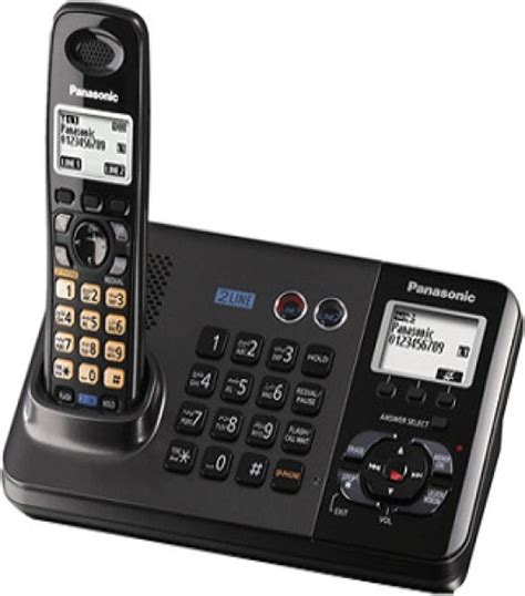 Panasonic PAKXTG9385 Cordless Landline Phone (Black) Price in India, Specifications, Comparison ...