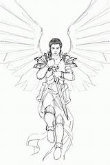 guardian angel coloring Page 645439 sketch template