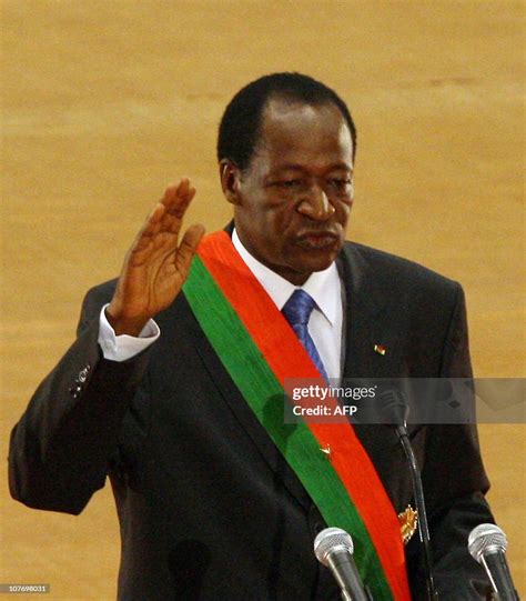 Burkina Faso President Blaise Compaore takes oath during the... News ...