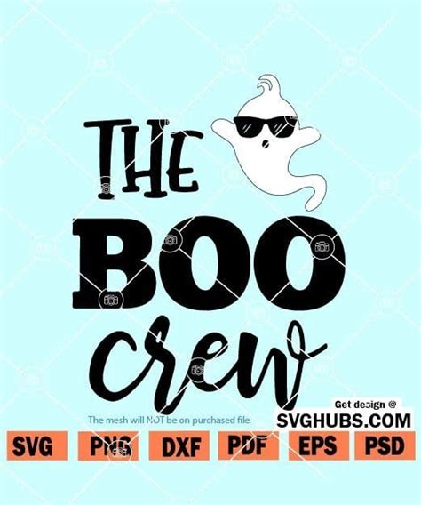 Boo Crew Svg, The boo crew SVG, Halloween Svg, Happy Halloween Svg