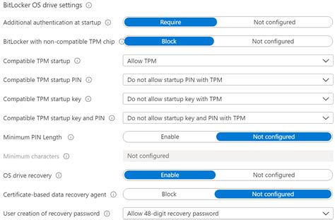 Intune - BitLocker silent and automatic Encryption Settings for Lenovo Thinkpads