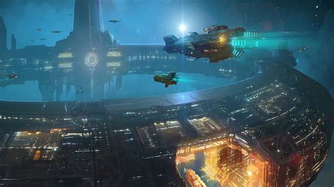 Sci Fi Space Station, & background HD wallpaper | Pxfuel