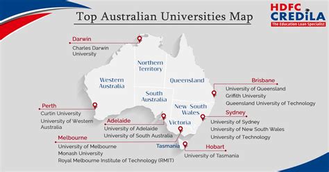 It’s time to plan your higher studies in Australia. The map below shows ...