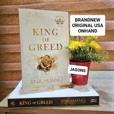 King of Greed BY ANA HUANG, Hobbies & Toys, Books & Magazines, Fiction ...