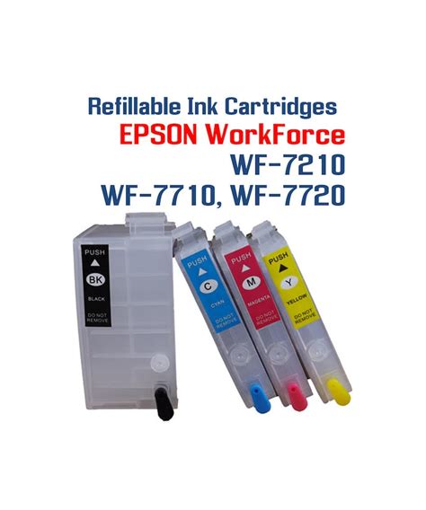 Refillable Ink Cartridges Epson WorkForce WF-7210 WF-7710 | Etsy