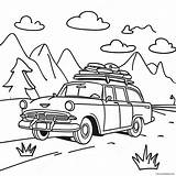 Road Trip Adventure Coloring Page 13810 10857 sketch template