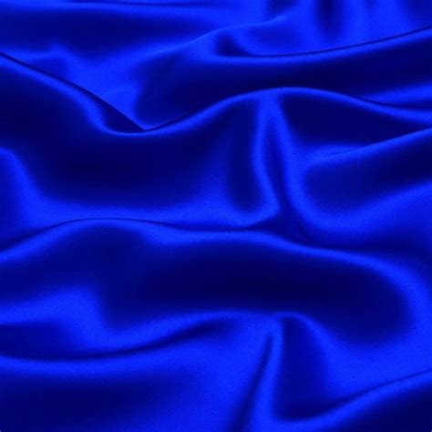 Royal Blue Charmeuse Fabric 100% Pure Silk for Fashion | YTFabric.com