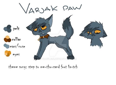 Varjak paw:Varjak reff by waffle10 on DeviantArt