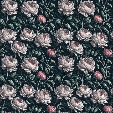 Premium AI Image | Seamless floral background AI generated