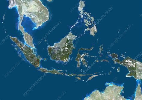 Indonesia, satellite image - Stock Image - C003/5655 - Science Photo Library