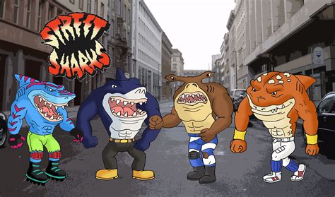 Street Sharks by Blank-mange on DeviantArt