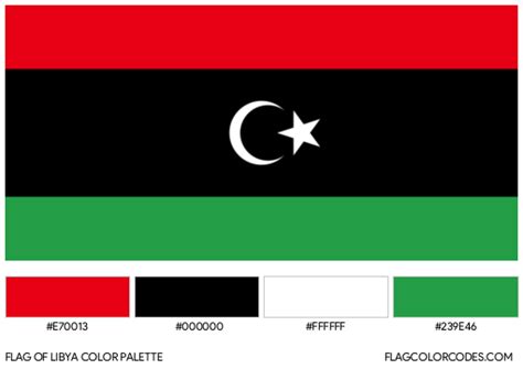 Libya flag color codes