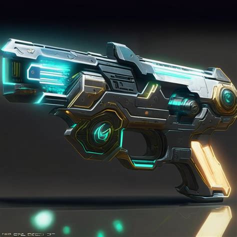 Futuristic pistol by Pickgameru on DeviantArt