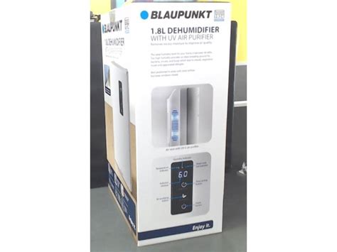 Blaupunkt Dehumidifier With Uv Air Purifier 1.8L (387117) Silver ...