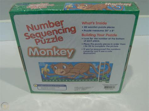 Lakeshore Alphabet Sequencing Puzzle Monkey 20 Jumbo Pieces NEW FREE SHIP!!! | #2117482788