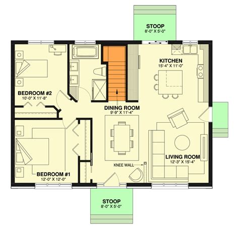 Simple 2 Bedroom Floor Plan With Dimensions | Floor Roma